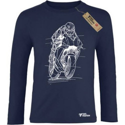 Takeposition Moto Sport Rider Παιδικό T-Shirt Μακρυμάνικο Navy Μπλε 814-9101-17