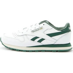 Reebok Classic Leather Παιδικά Sneakers Λευκά Πράσινα 100074995