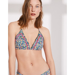 Ysabel Mora Bikini Top Τριγωνάκι Floral Μπλε 81766