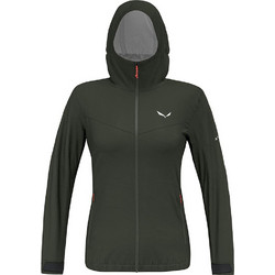 Salewa Puez Aqua 4 Αθλητικό Γυναικείο Μπουφάν Softshell Μακρύ Μαύρο 28616-5280