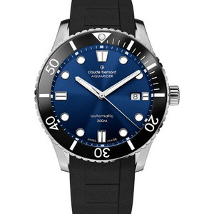 Claude Bernard Aquarider Ανδρικό Ρολόι Αυτόματο με Μαύρο Δερμάτινο Λουράκι 801293NBCABUIB Claude Bernard Aquarider Ανδρικό Ρολόι Αυτόματο με Μαύρο Δερμάτινο Λουράκι 801293NBCABUIB