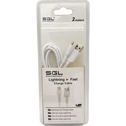 SGL D5 USB-A to Lightning Cable 2m White TS-099293