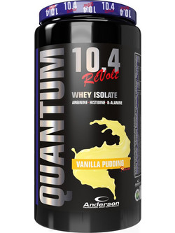 Anderson Quantum 10.4 Revolt Whey Isolate Vanilla Pudding Πρωτεΐνη Ορού Γάλακτος 800gr