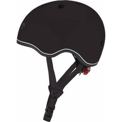 Globber Go Up Παιδικό Κράνος Ποδηλάτου Πόλης / BMX / Dirt με Led Μαύρο
