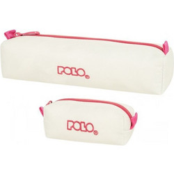 Polo Original Wallet Κασετίνα Βαρελάκι Λευκή Φούξια 937006-2543