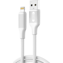 XO NB265 Minimalist USB-A to Lightning Cable 1m White 6920680854899