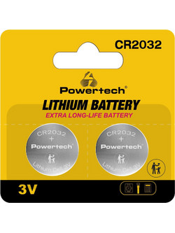 Powertech CR2032 2τμχ