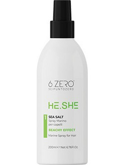 6.Zero He. She Sea Salt Σπρέι Μαλλιών για Beach Look 200ml