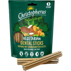 Christopherus Dental Stick Vegeterian Tapioca with Peanut Butter 250gr