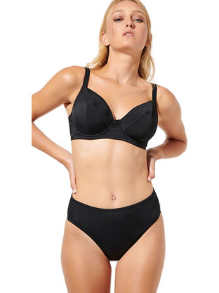 BLU4U Bikini Set Ψηλόμεσο Μαύρο 24357081D