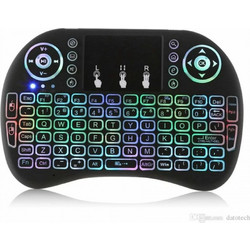 Soultronic i8+ RGB Black Ασύρματο Πληκτρολόγιο με TouchPad