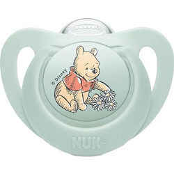 Nuk Star Disney Winnie The Pooh Ανατομική Ορθοδοντική Πιπίλα Σιλικόνης 6-18m Mint Πράσινο