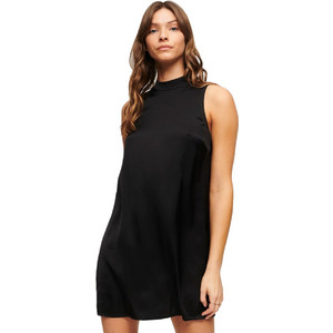 Superdry Mini Καλοκαιρινό Βραδινό Φόρεμα Σατέν Μαύρο W8011580A-02A Superdry Mini Καλοκαιρινό Βραδινό Φόρεμα Σατέν Μαύρο W8011580A-02A