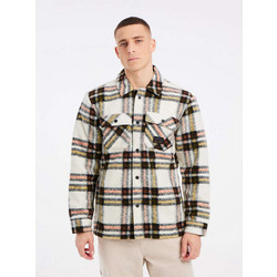 Protest Ανδρικό Πουκάμισο Καρό Μακρυμάνικο Overshirt Μπεζ 6725232-106