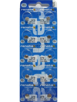 Renata LR63/L521/G0/AG0/379/SR63/SR521 Silver Oxide 1τμχ