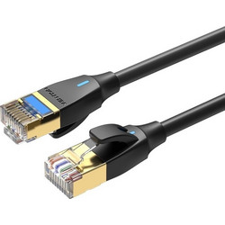 Vention S/FTP Cat.8 Καλώδιο Δικτύου Ethernet 5m Black IKIBJ