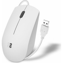 Subblim SUBMO-B2BS002 Ενσύρματο Ποντίκι White