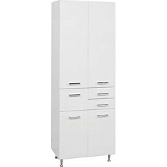 Mabo Liv 65 Στήλη Μπάνιου Δαπέδου MDF με Καλάθι Απλύτων