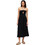 Superdry Midi Καλοκαιρινό Βραδινό Φόρεμα Μαύρο W8011660A-02A