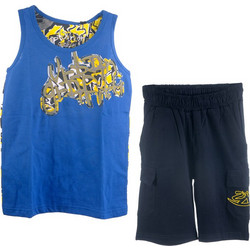 Losan Παιδικό Σετ για Αγόρι Καλοκαιρινό Royal Blue Navy Μπλε 113-8005AA