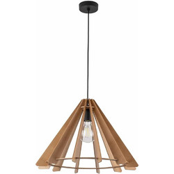TK Lighting Eris 6586 Κρεμαστό Φωτιστικό Οροφής Μονόφωτο E27 Μπεζ