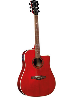 Eko Guitars NXT D100CE See Through Red