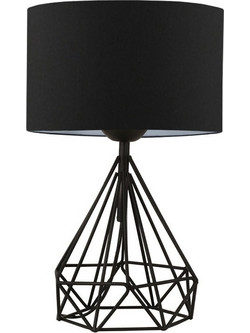 Megapap Christopher 9990000001993 Πορτατίφ Ε27 Μαύρο Π24xΥ41cm