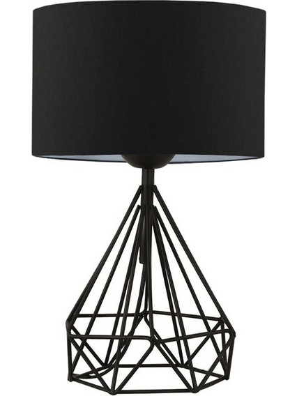 Megapap Christopher 9990000001993 Πορτατίφ Ε27 Μαύρο Π24xΥ41cm