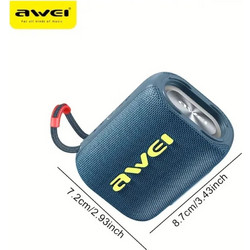 Awei Y382 Αδιάβροχο Ηχείο Bluetooth 8W Μπλε