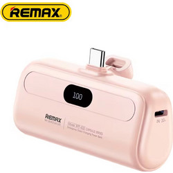 Remax RPP-632 Power Bank 5000mAh 10W με Θύρα USB-C Pink