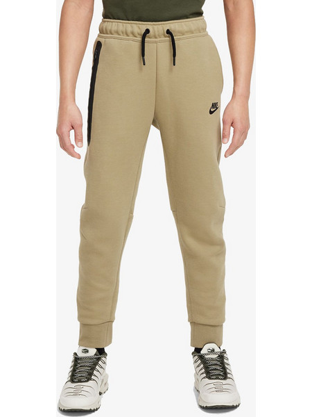 Nike Tech Παιδικό Παντελόνι Φόρμας Εκρού FD3287-276