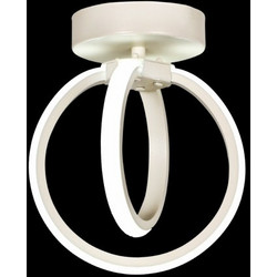 Heronia Lighting Venus Κρεμαστό Φωτιστικό Οροφής Δίφωτο LED Λευκό 01-0353