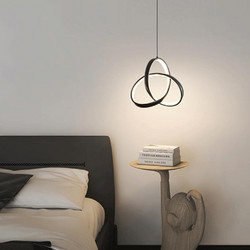 Home Lighting Mirabella Κρεμαστό Φωτιστικό Οροφής Μονόφωτο LED Μαύρο 77-50494