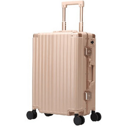 Bopai 33-859208 Βαλίτσα Καμπίνας 56x42x26cm με 4 Ρόδες Ροζ Χρυσή