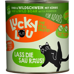 Lucky Lou Lifestage Adult with Beef, Boar & Pumpkin 800gr