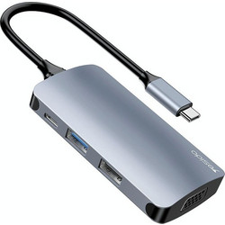 Yesido HB16 USB-C Docking Station PD Ethernet