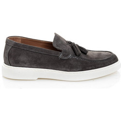 Damiani Ανδρικά Μοκασίνια Loafers Καστόρινα Ανθρακί 3300