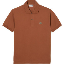 Lacoste Ανδρική Μπλούζα Polo Κοντομάνικη Καφέ 3L1212-LFA
