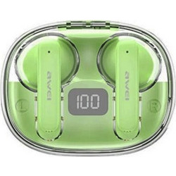 Awei T86 Ακουστικά Bluetooth Earbud Ανθεκτικά στο Νερό Green