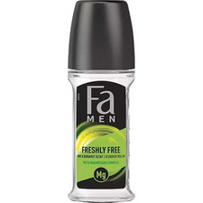 Fa Freshly Free Mint & Bergamot Ανδρικό Αποσμητικό Roll On Χωρίς Αλουμίνιο 50ml