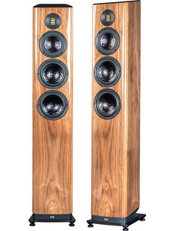 Elac Vela FS 408.2 Ζεύγος Ηχείων Hi-Fi Δαπέδου 220W 2.5 Δρόμων Walnut High Gloss