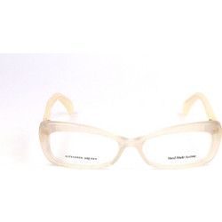 Alexander McQueen AMQ4203 K6V Γυναικείος Σκελετός Γυαλιών Οράσεως Κοκάλινος Άσπρος