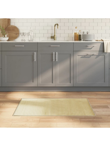 vidaXL Χαλί Ορθογώνιο Καλοκαιρινό Baboo 60x100cm 376831 Ανοιχτό Φυσικό