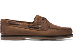 Timberland Classic Boat 2 Eye Ανδρικά Μοκασίνια Boat Shoes Δερμάτινα Καφέ TB0A2FZXEM4
