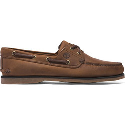 Timberland Classic Boat 2 Eye Ανδρικά Μοκασίνια Boat Shoes Δερμάτινα Καφέ TB0A2FZXEM4