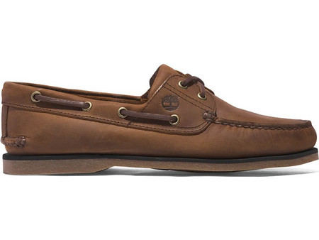 Timberland Classic Boat 2 Eye Ανδρικά Μοκασίνια Boat Shoes Δερμάτινα Καφέ TB0A2FZXEM4