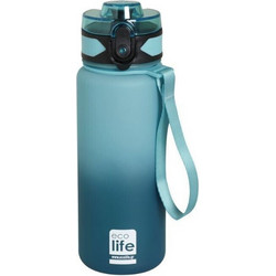 Ecolife Denim Παιδικό Παγούρι Πλαστικό BPA Free Γαλάζιο 500ml