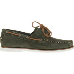 Lumberjack Navigator Ανδρικά Μοκασίνια Boat Shoes Καστόρινα Χακί SM07804-007A04-CF008