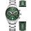 Roamer Gran Sportivo Ανδρικό Ρολόι Χρονογράφος με Ασημί Μεταλλικό Μπρασελέ 978818417520