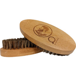 Qure Boar Bristle Βούρτσα Περιποίησης για Μούσι Ξύλινη